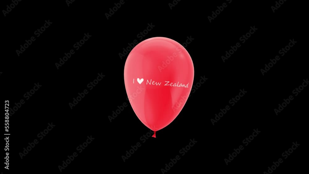 New Zealand National Celebration Day. Loop Animation. Alpha Channel. Prores 4444. New Zealand National Celebration Day. Loop Animation. Alpha Channel. Prores 4444.