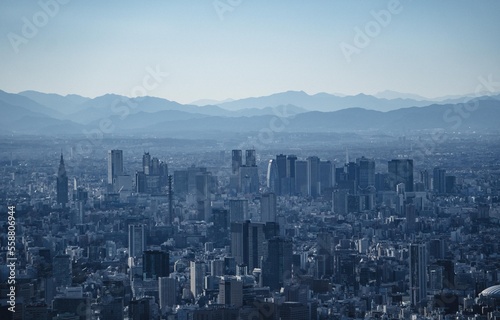 Photography Tokyo city view from sky tree tower