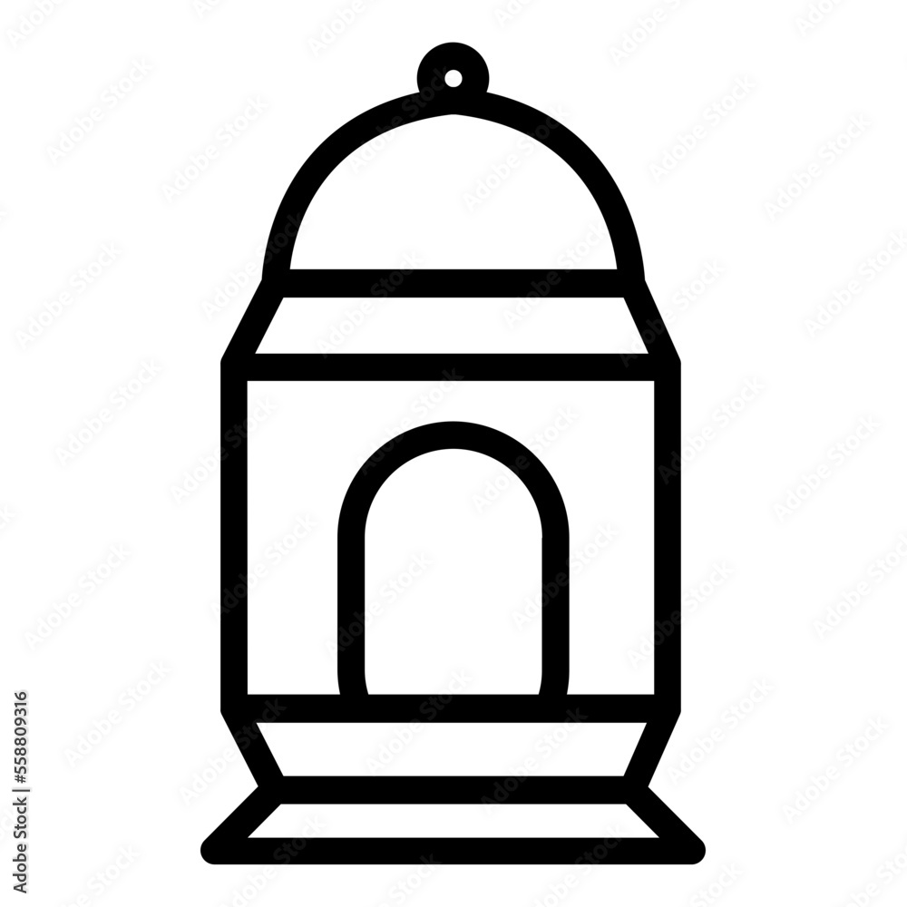 lantern islamic decoration. vector muslim illustration lantern islamic decoration. vector muslim illustration