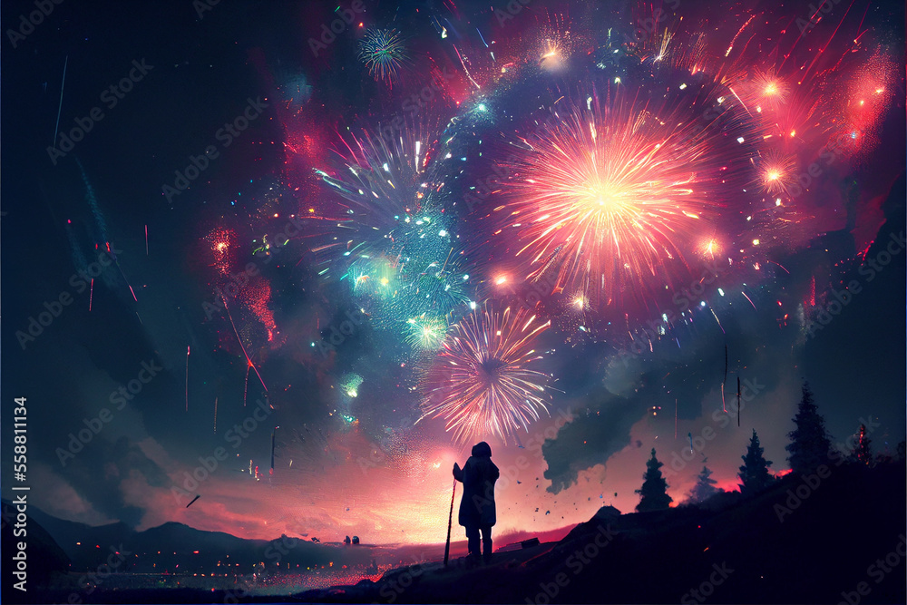 New year Fireworks 