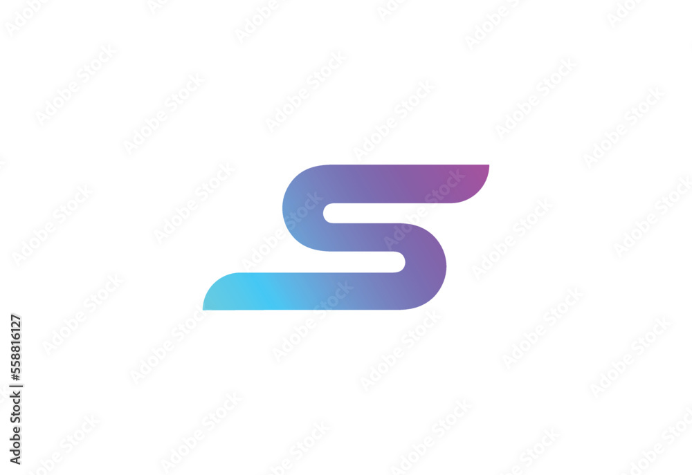 Letter S logo icon design template elements. Vector color sign. Letter S logo icon design template elements. Vector color sign.