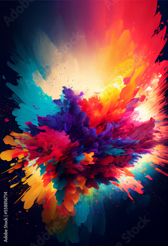 Abstract fractal background