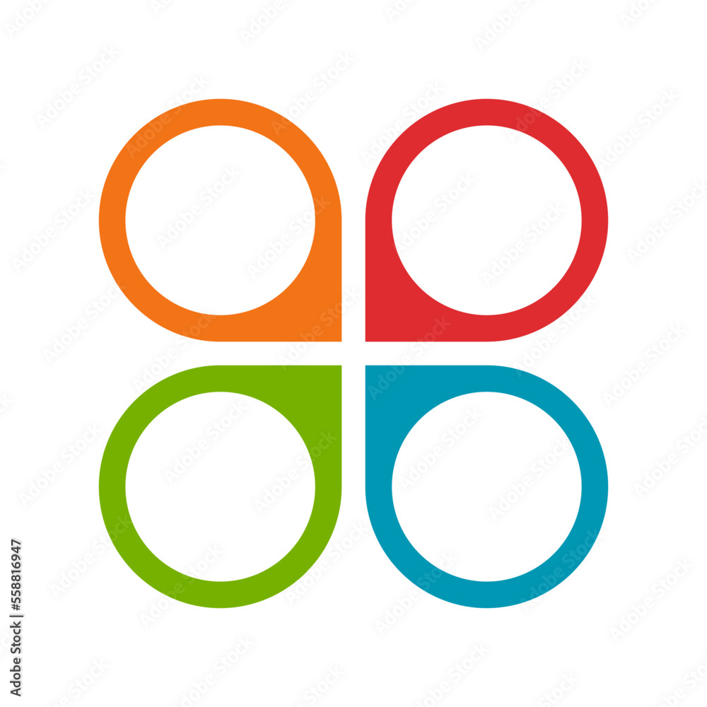 Colorful Flat Infographic Shape 20 Colorful Flat Infographic Shape 20