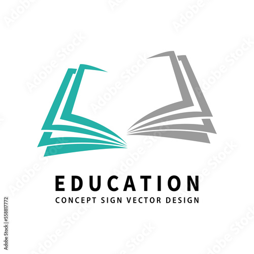 Education logo icon vector template.