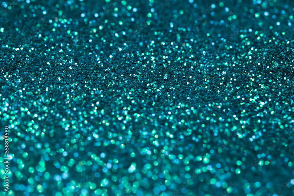 Turquoise glitter texture background. Turquoise glitter texture background.
