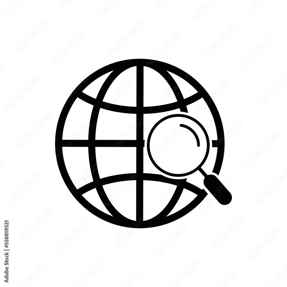 internet - globe icon vector design template internet - globe icon vector design template