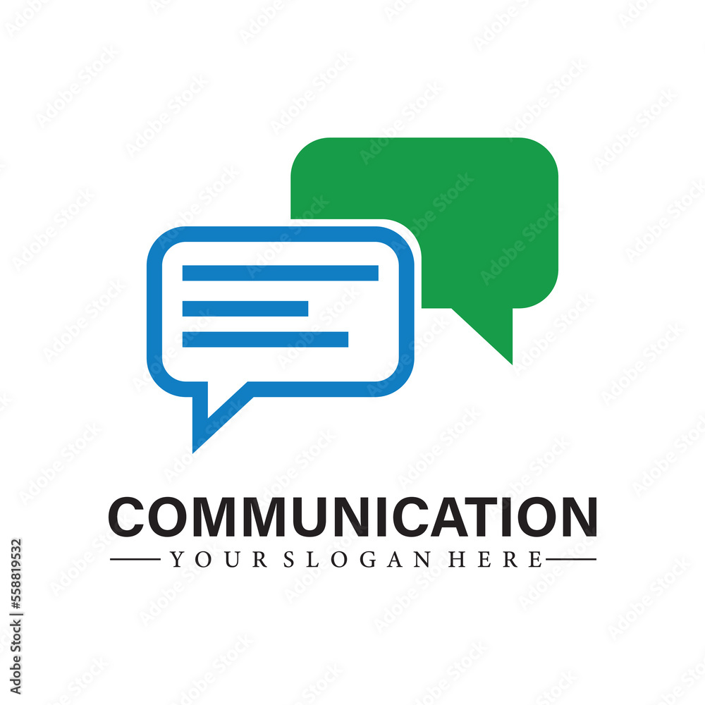Creative Chat Concept Logo Design Template Creative Chat Concept Logo Design Template