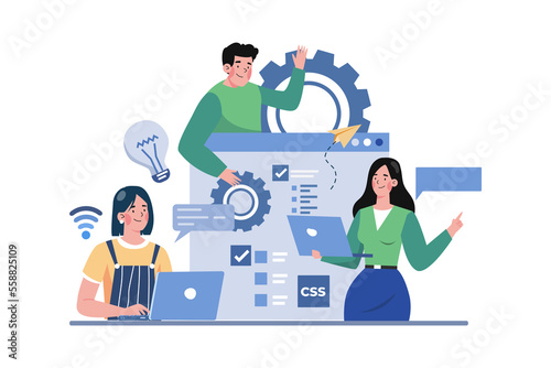 Business Team Generating Creative Idea