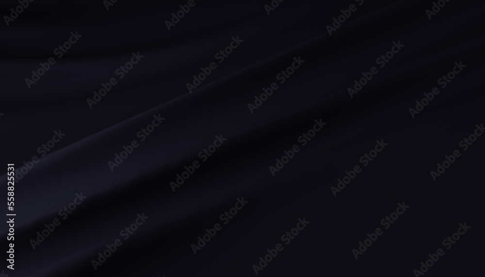 black satin background fabric cloth wave 3d black satin background fabric cloth wave 3d