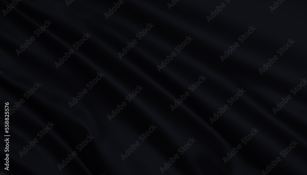 dark black satin background fabric cloth wave 3d dark black satin background fabric cloth wave 3d
