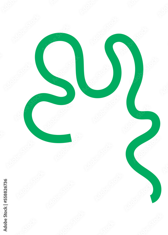 Colourful Squiggly Lines Design Colourful Squiggly Lines Design