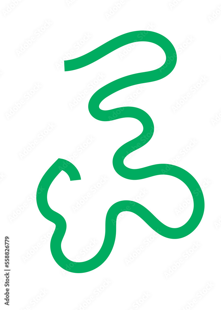 Colourful Squiggly Lines Design Colourful Squiggly Lines Design