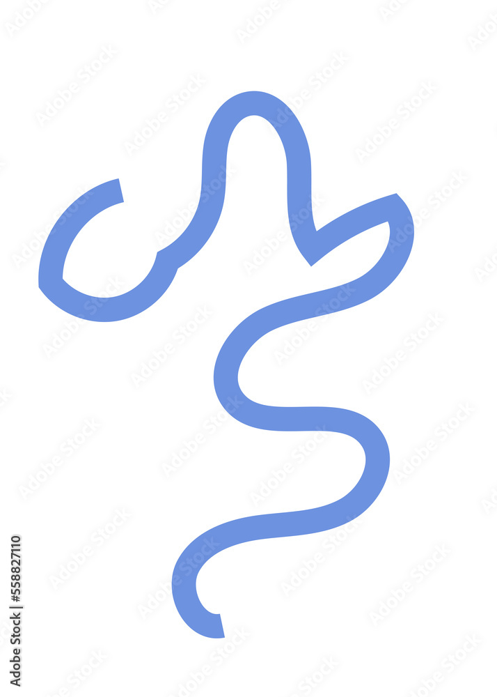 Colourful Squiggly Lines Design Colourful Squiggly Lines Design