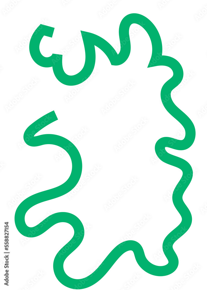 Colourful Squiggly Lines Design Colourful Squiggly Lines Design