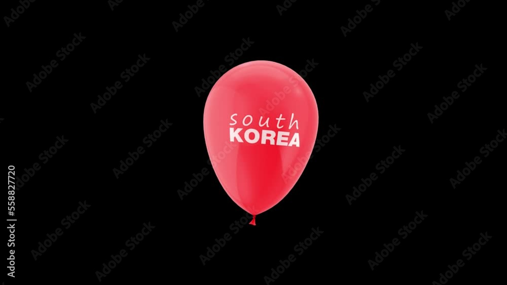 South Korea National Celebration Day. Loop Animation. Alpha Channel. Prores 4444. South Korea National Celebration Day. Loop Animation. Alpha Channel. Prores 4444.