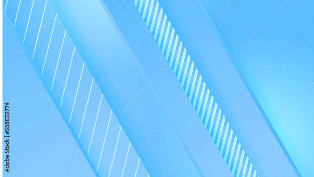 Naklejka premium Abstract light blue background. Vector abstract graphic design banner pattern presentation background web template.