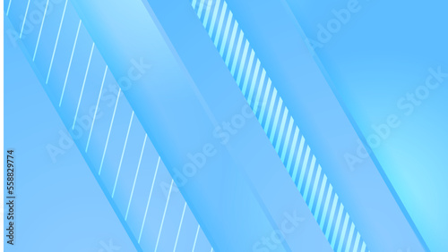 Abstract light blue background. Vector abstract graphic design banner pattern presentation background web template.