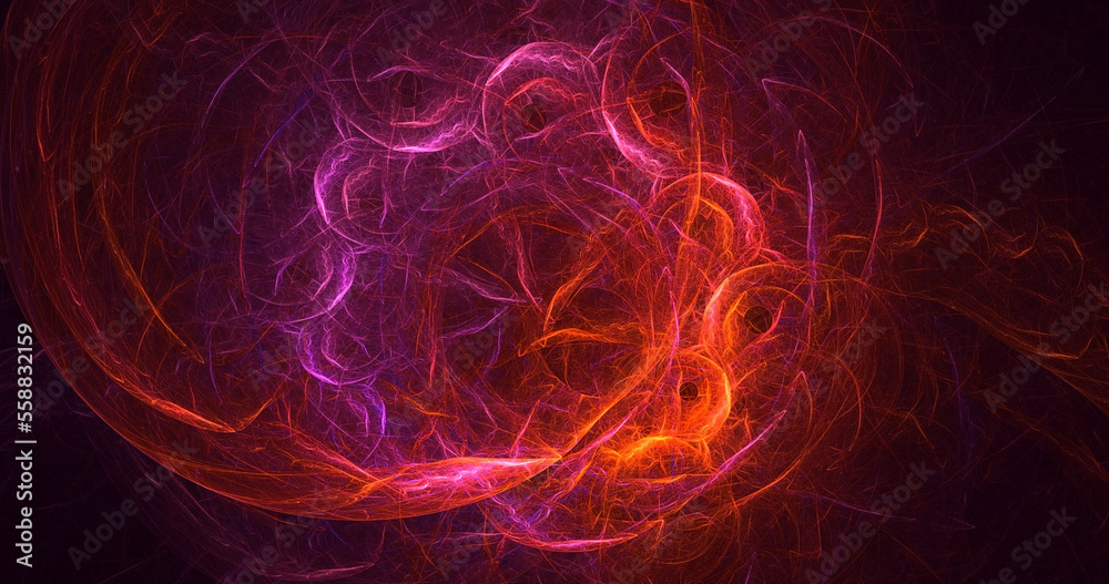 3D rendering abstract multicolor fractal light background 3D rendering abstract multicolor fractal light background