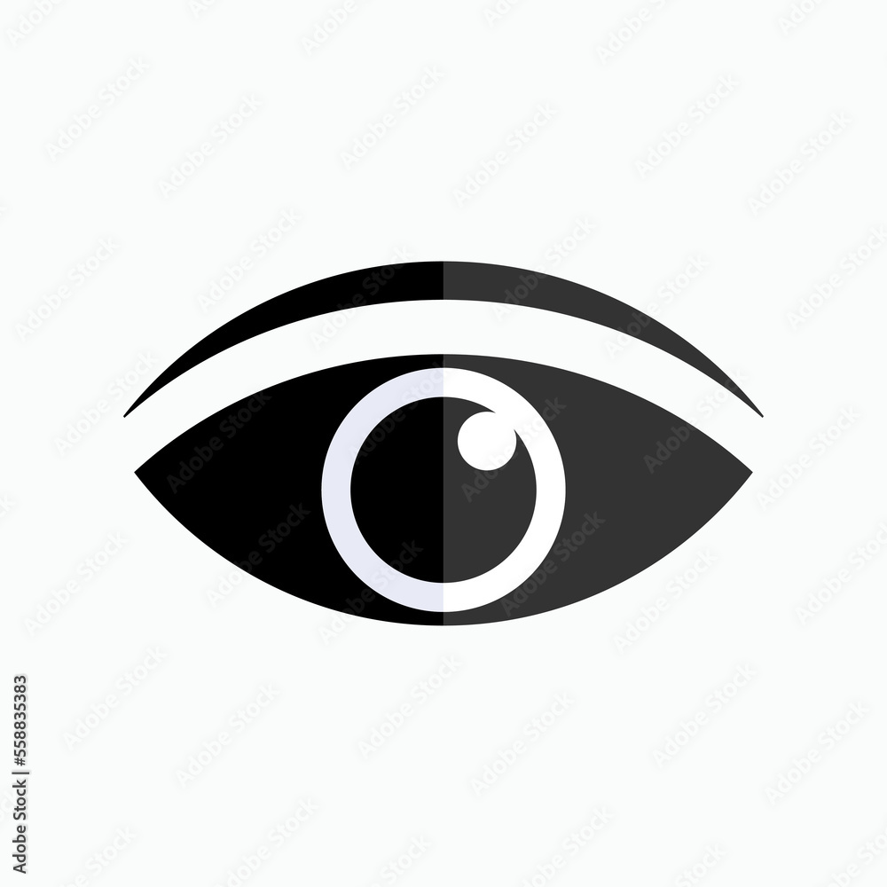 Eye Icon. Sight Symbol for Design, Presentation, Website or Apps Elements – Vector. 