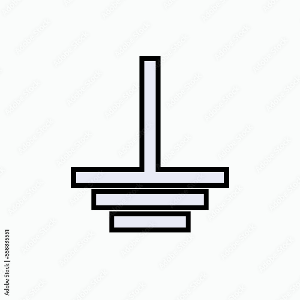 Ground Icon. Lightning Grounding Symbol. Ground Icon. Lightning Grounding Symbol.