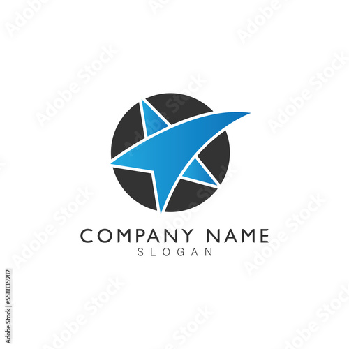 Free Download Star logo template vector icon illustration design - GFXLoad
