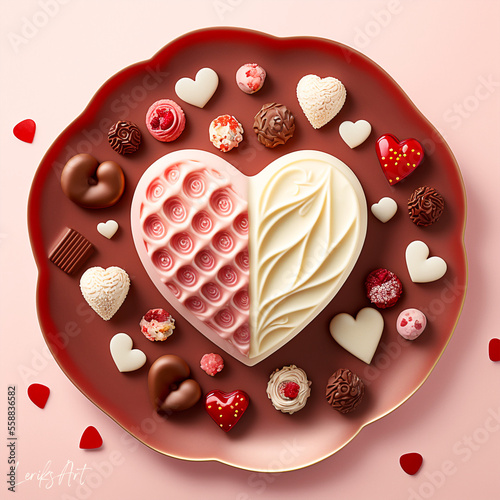 Valentine's Day Stock Images for Your Romantic Occasion, ndulge in Sweet Valentine's Day Treats with Our Collection of Dessert, Cake, and Candy, magazine,  commercial image photo