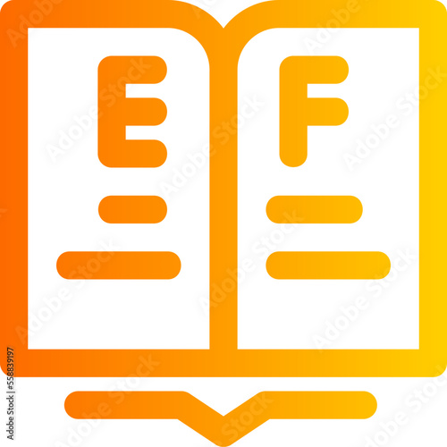 literature gradient icon
