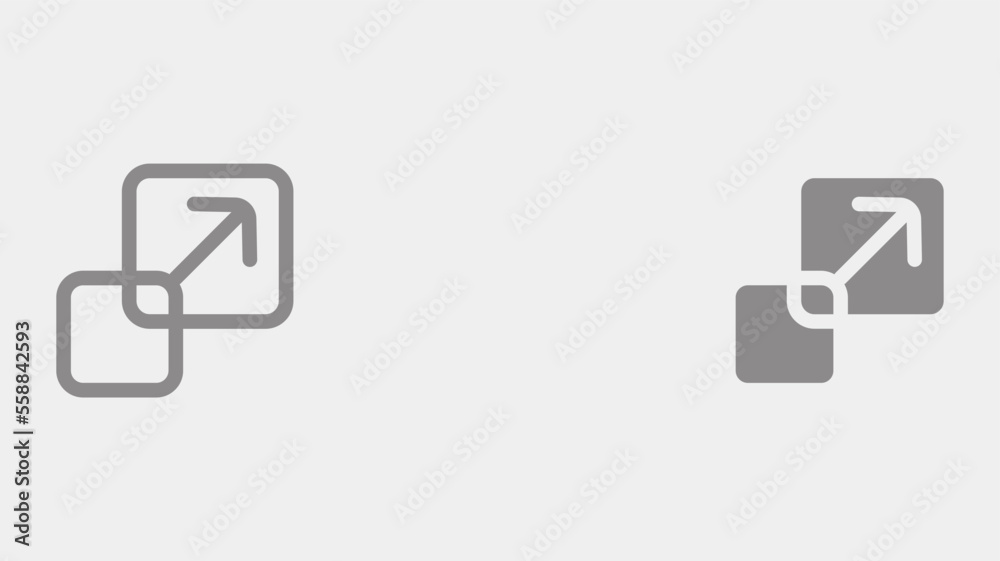 Resize tool vector icon sign symbol Resize tool vector icon sign symbol