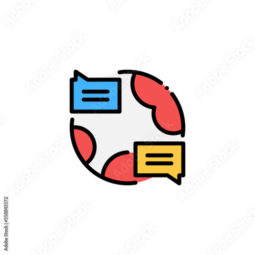 world chat icon