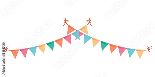 flag for party design elements