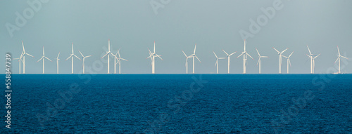 Offshore-Windkraftanlage vor der dänischen Küste.