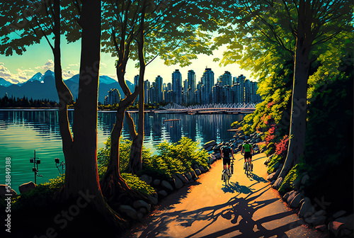 Vancouver park AI assist © Richard Miller