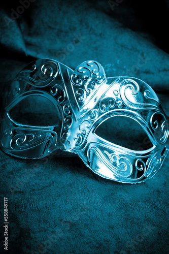 venetian carnival mask, studio shot