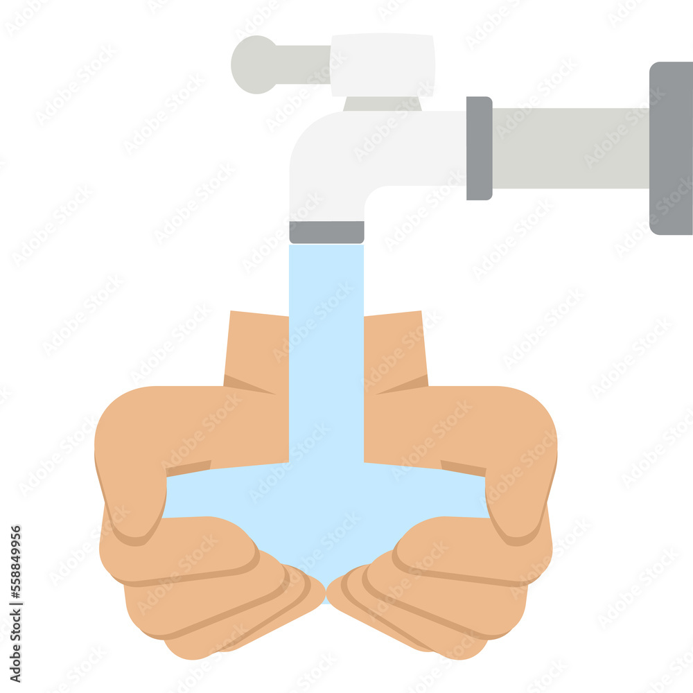 saving clean water faucet hand conservation
saving clean water faucet hand conservation