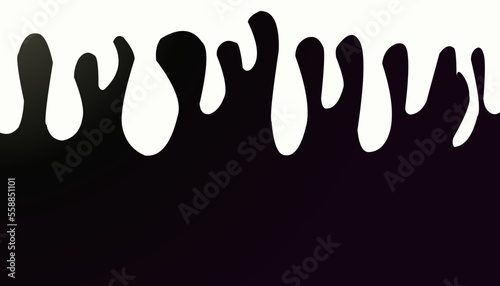 Liquid black and white abstract background vector