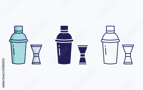 Cocktail Shaker vector icon