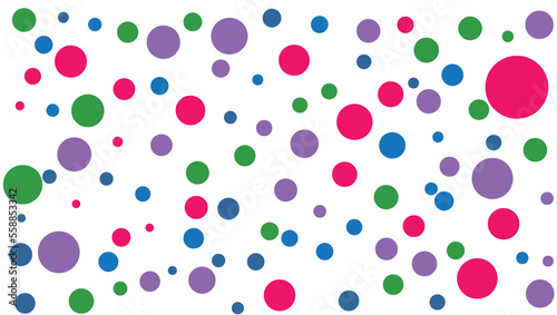 abstract  green red purple polka dot fabric geometric vector pattern background