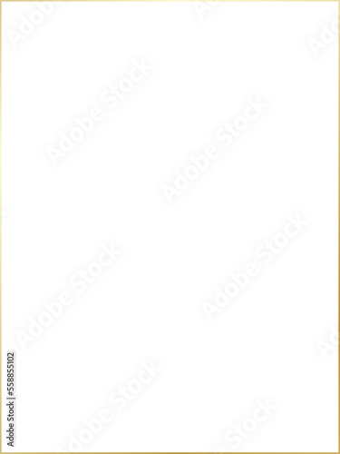 Luxury gold rectangle shape frame