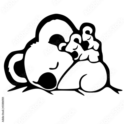 Canvas Print Mama Koala