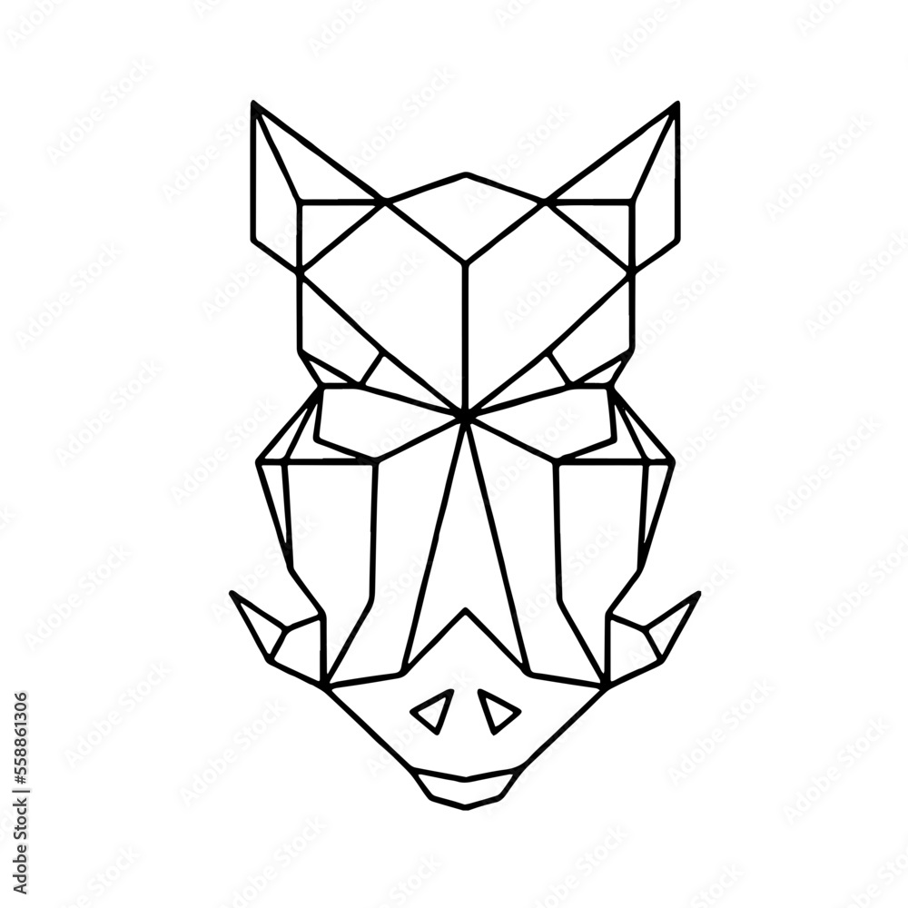 Poly Geometric Boar Poly Geometric Boar