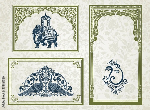 Wallpaper Mural Hindu icons, Hinduism ,cultural heritage , India , Asia	 Torontodigital.ca