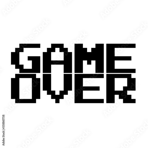 Game Over Word Design
