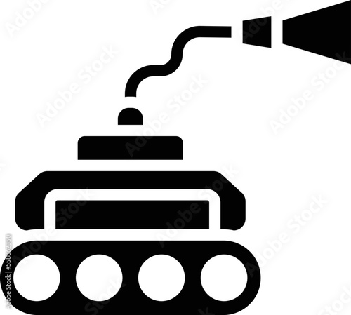 Home Cleaner Robot Vector Icon
