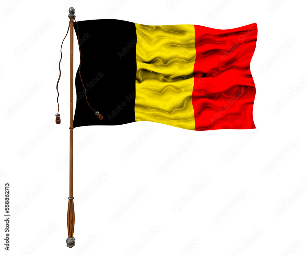 National Flag of Belgium. Background with flag of Belgium. National Flag of Belgium. Background with flag of Belgium.