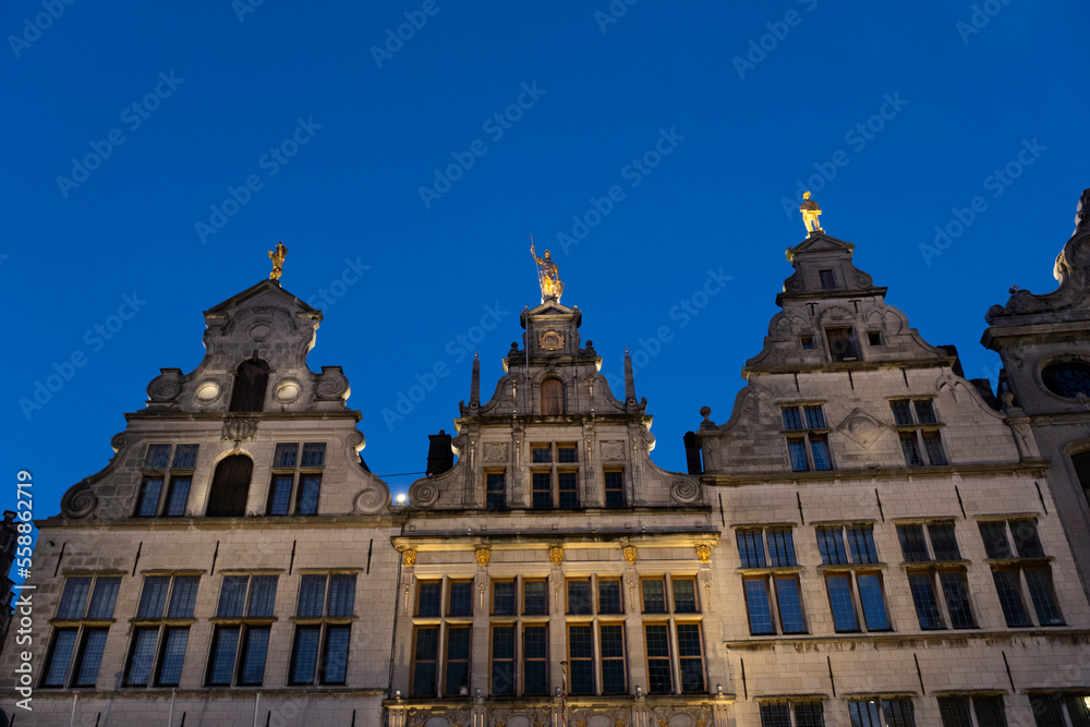 de grote markt in Antwerpen-België