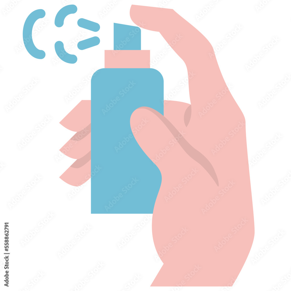 body spray flat icon body spray flat icon