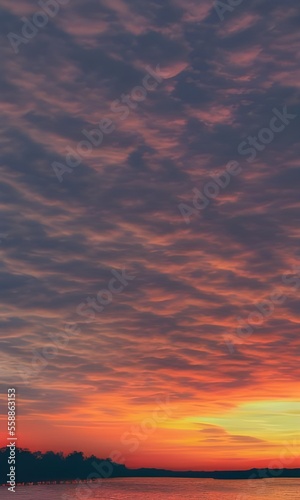 red sunset sky © BrandwayArt