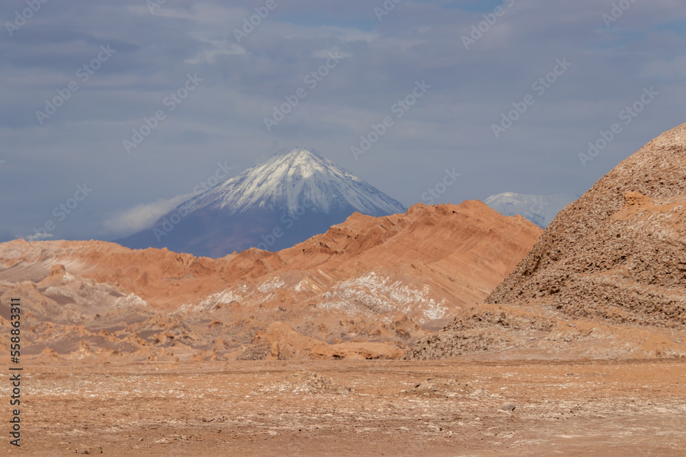 Volcano Lascar Atacama Desert Chile