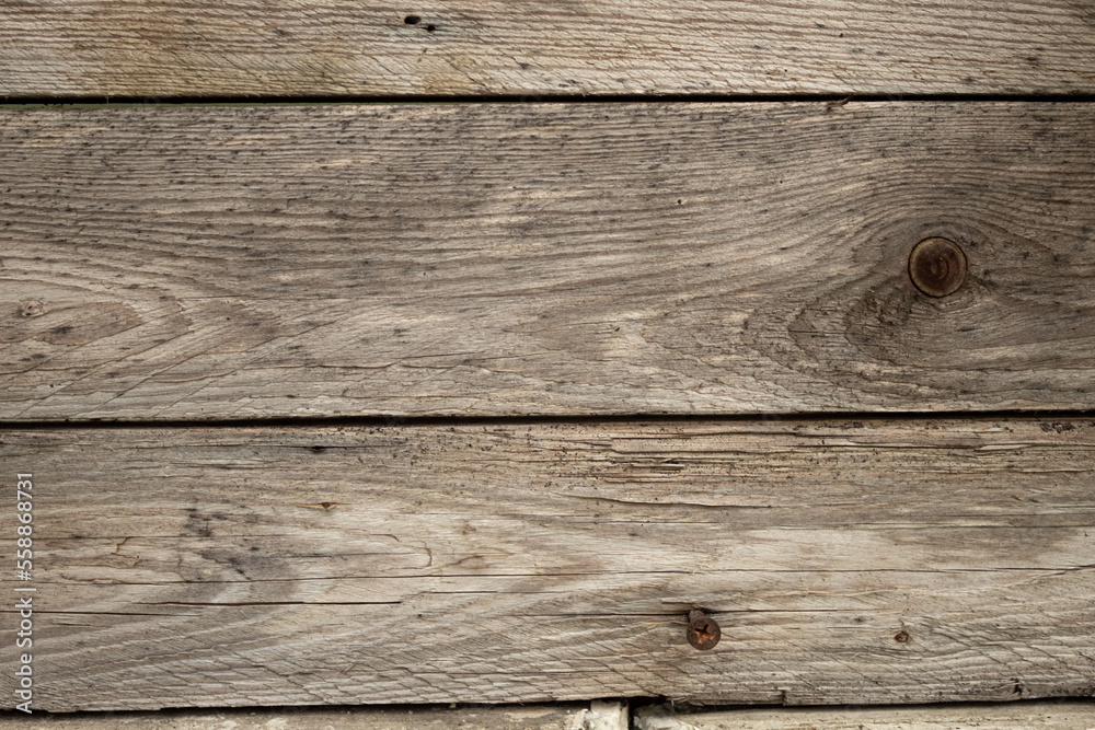 Texture of old wooden planks close up Texture of old wooden planks close up