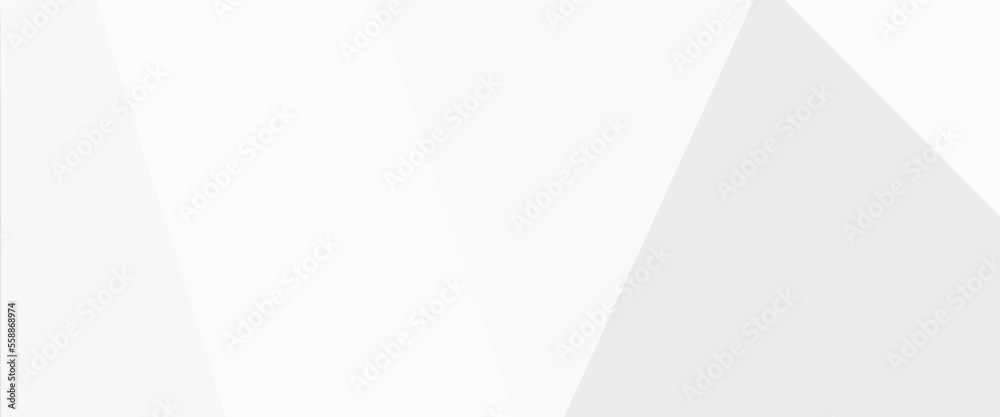 Obraz premium Abstract white background with diamond and triangle shapes layered in modern abstract pattern design, white abstract modern background. Geometry shine and layer element vector for presentation design